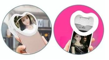 Heart selfie light