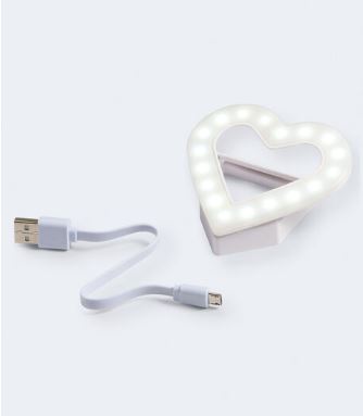 Heart selfie light